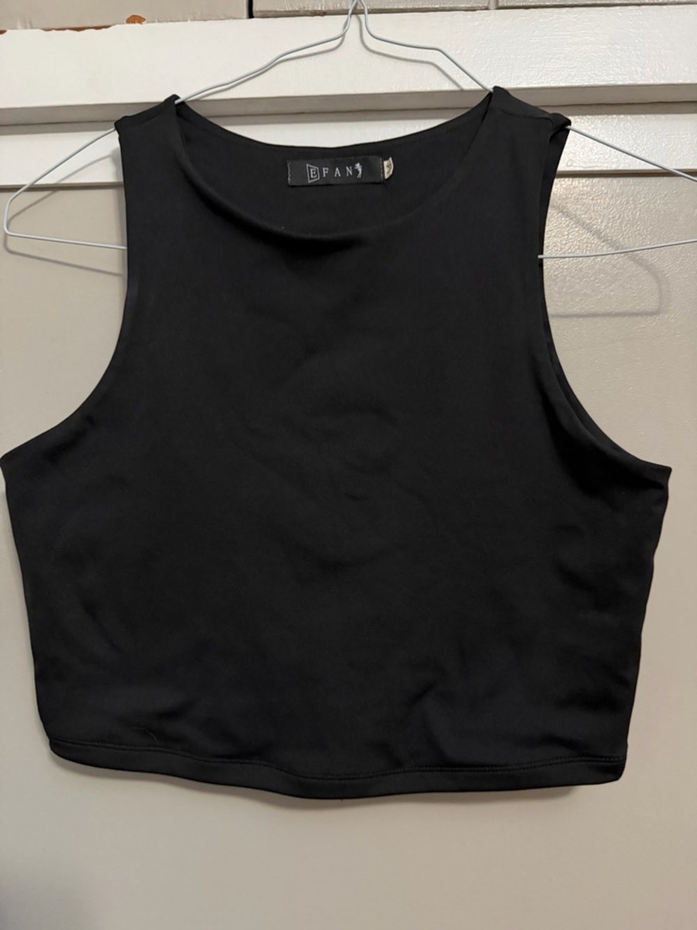 Black crop top